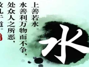 職場法則之上善若水：居善地、心善淵、與善仁、言善信、正善治、事善能、動善時